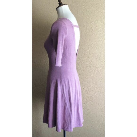 Nasty Gal Womens Pink Knit Low Back Take Turns Mini Dress Size S - Picture 7 of 13